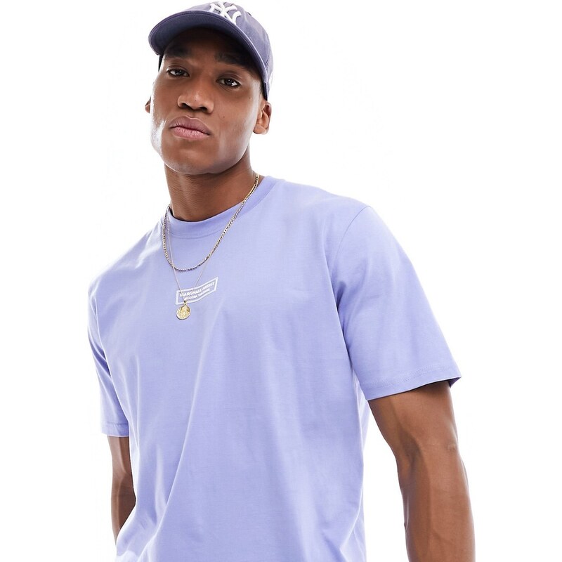 Marshall Artist - T-shirt viola a maniche corte con brand