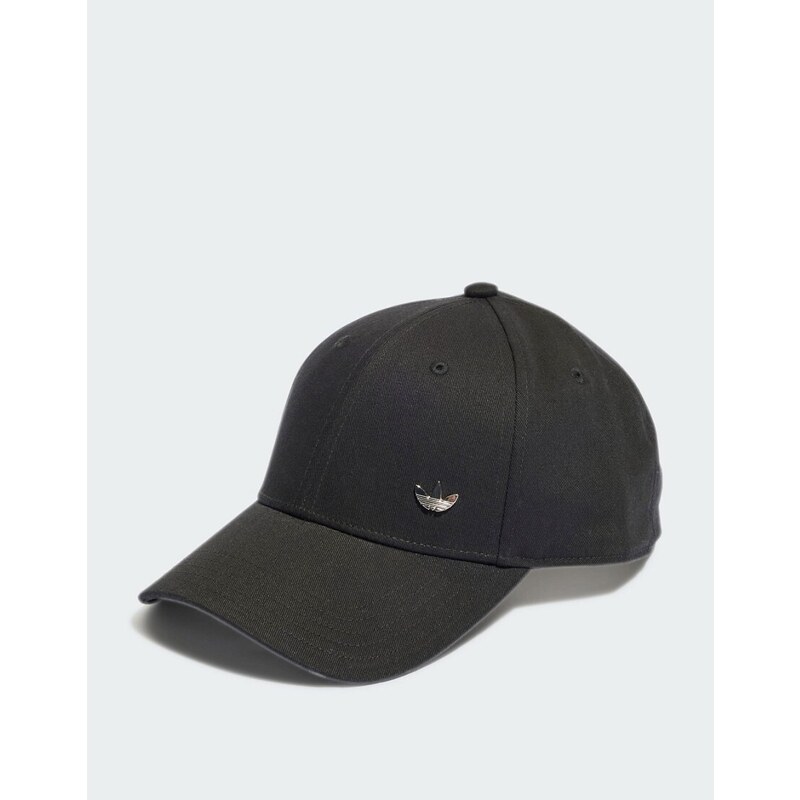 Adidas Originals - Trefoil - Cappellino Nero Con Visiera E Trifoglio In Metallo 139668951