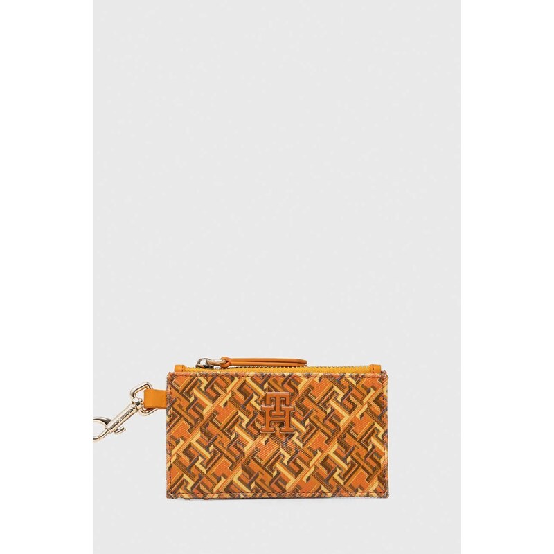 Tommy Hilfiger portafoglio in pelle donna colore arancione