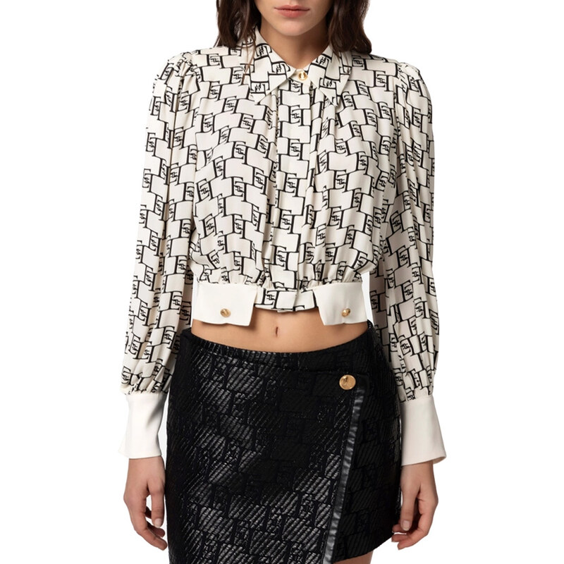 Elisabetta Franchi Camicia logata EFCA230.0 main image 0