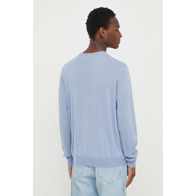 Les Deux maglione in lana uomo colore blu