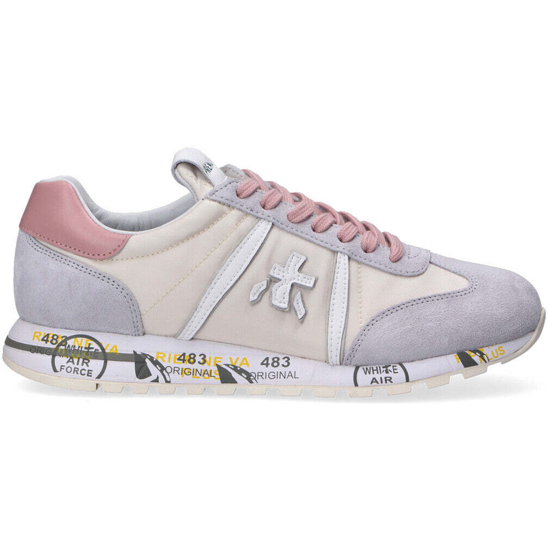 Premiata sneaker Lucy grigio beige rosa