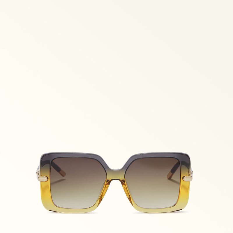 Furla Sunglasses Occhiali Da Sole Honey Giallo Acetato + Metallo + Nylon Donna