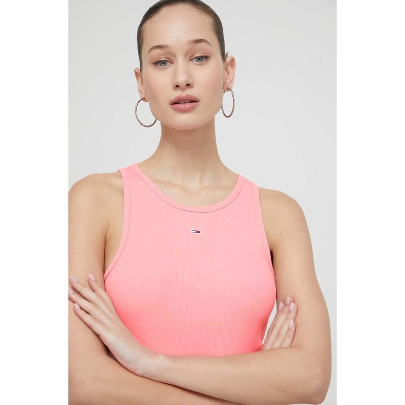 Tommy Jeans top donna colore rosa