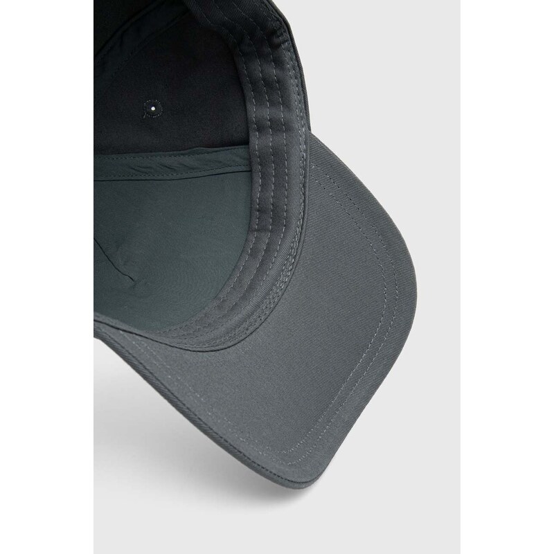 Armani Exchange berretto in cotone colore nero con applicazione