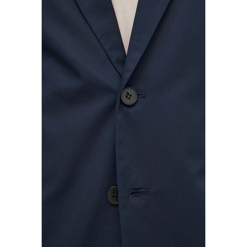 Sisley blazer in cotone colore blu navy