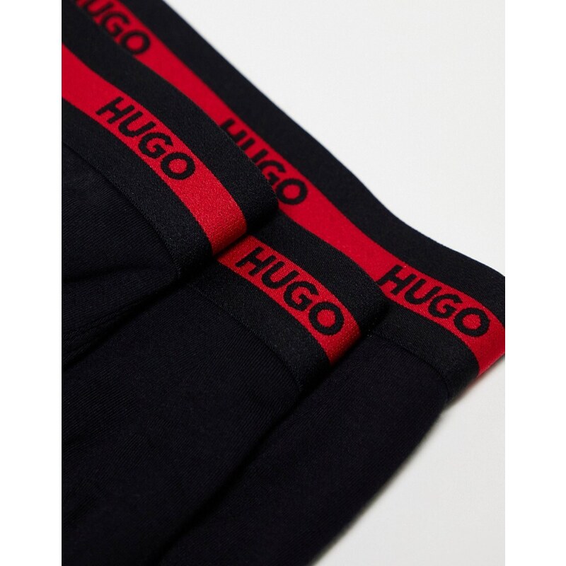 Hugo Red HUGO bodywear - Confezione da 3 boxer neri-Nero