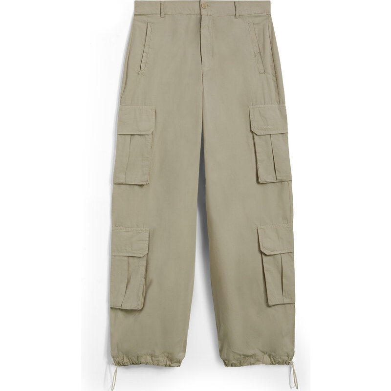Nine:inthe:morning Pantaloni Cargo In Popeline Per Bambini 9JS26-JNE04C