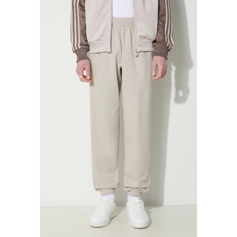 adidas Originals pantaloni da jogging in cotone colore beige IR7887