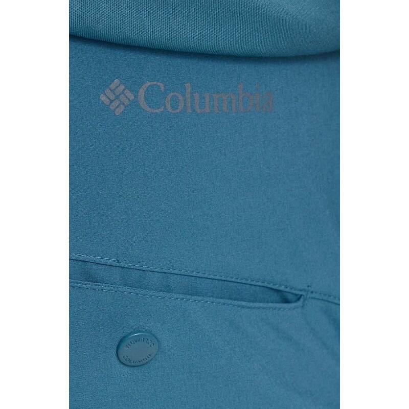 Columbia pantaloni Hike uomo colore turchese 1990431