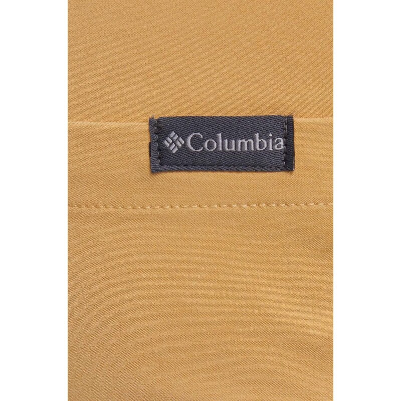 Columbia pantaloncini da esterno Tech Trail colore blu navy 1883371