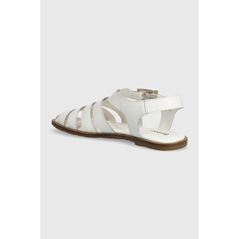 Barbour sandali in pelle Macy donna colore bianco LFO0683WH12