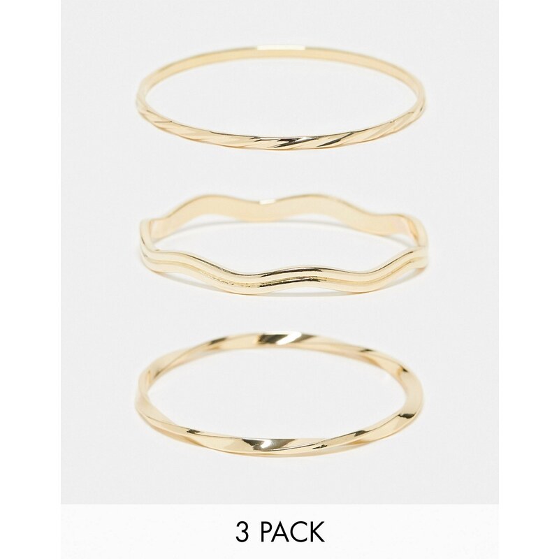 NALÌ | Set bracciali Maria oro/resina grigio | YOU STORE