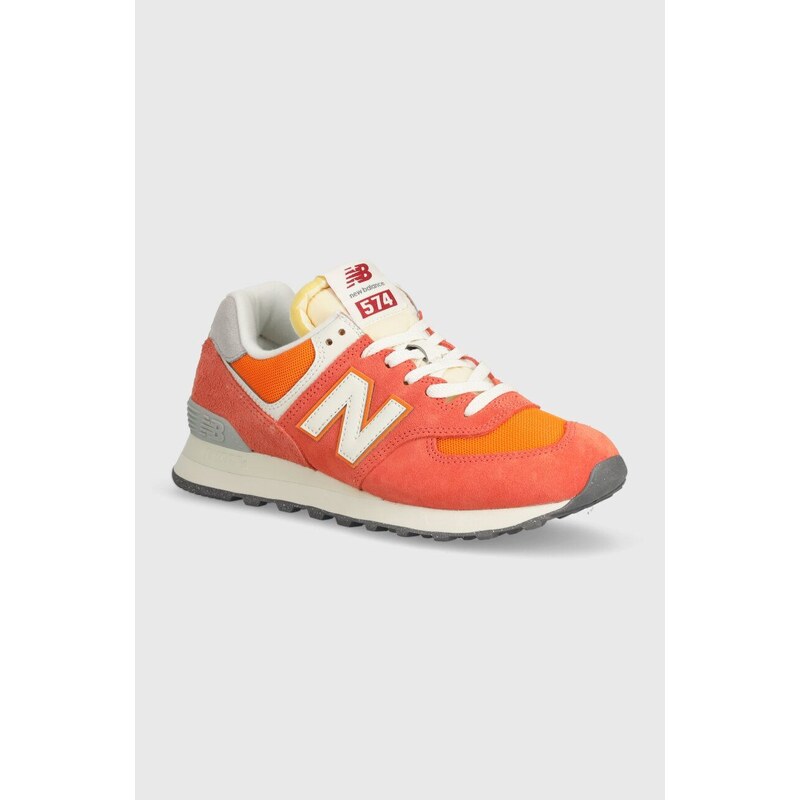 New Balance sneakers 574 colore arancione U574RCB