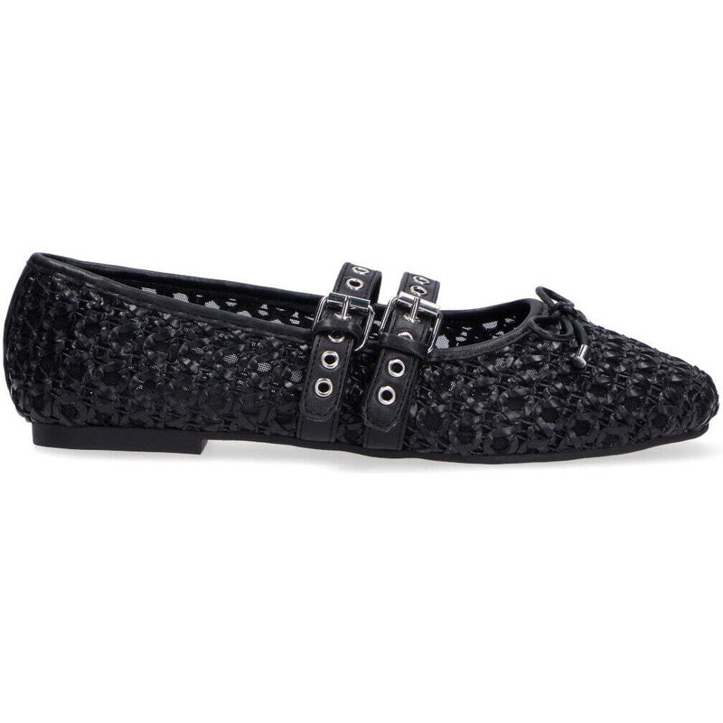Ballerine Donna Pediconfort In Pelle Intrecciata, Comfort E Leggerezza, Tacco Piatto