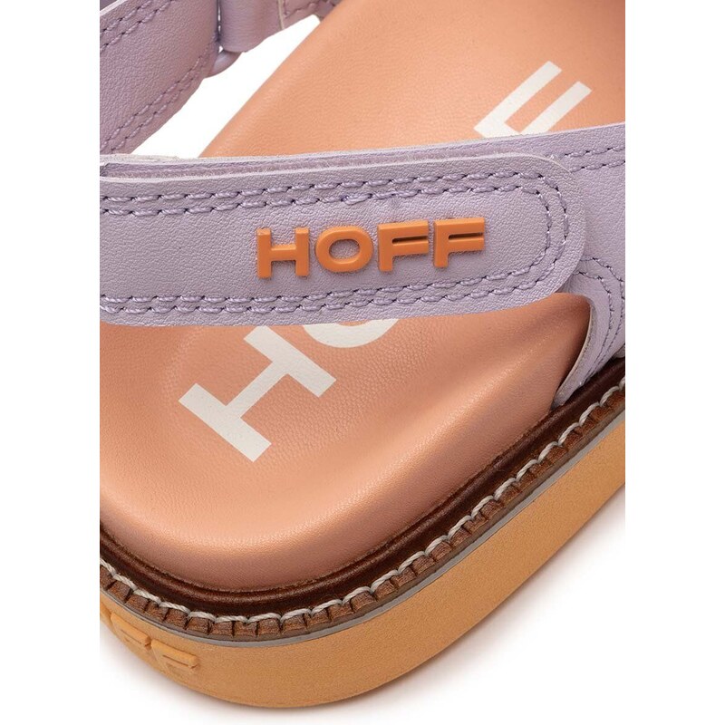 Hoff sandali in pelle ROAD LILA donna colore violetto 12412002