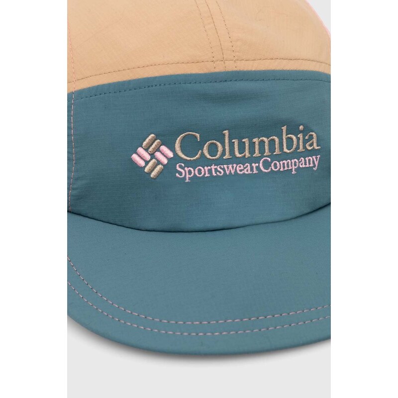 Columbia berretto da baseball HERITAGE Wingmark colore turchese con applicazione 2070961