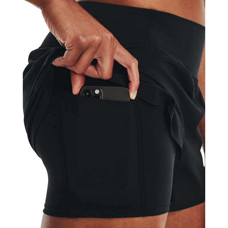 Pantaloncini Under Armour Flex Woven 2-In-1 Short Black XS