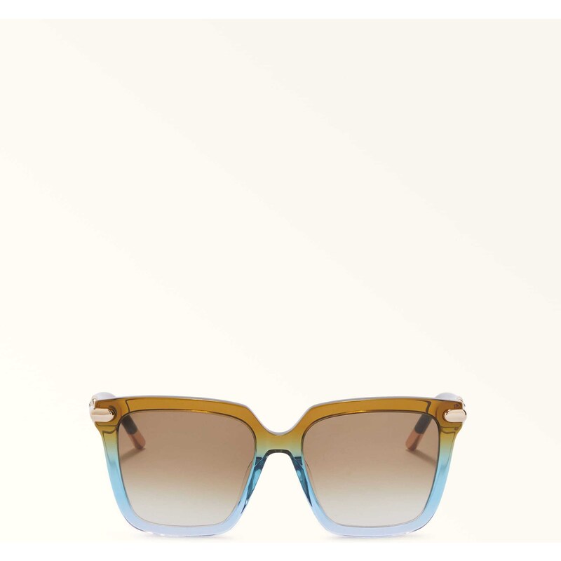 Furla Sunglasses Occhiali Da Sole Mineral Green Verde Acetato + Metallo + Nylon Donna