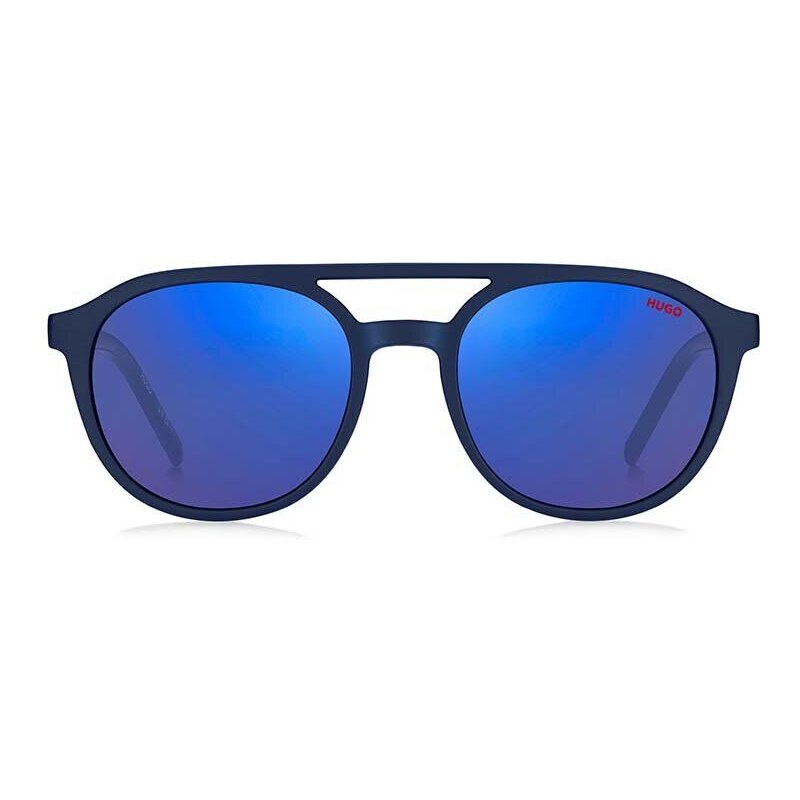 HUGO occhiali da sole uomo colore blu