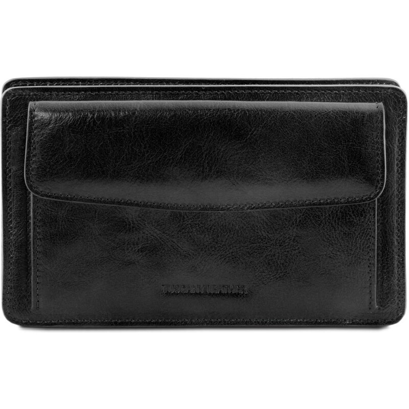 Tuscany Leather TL141445 Denis - Esclusivo borsello a mano in pelle Nero