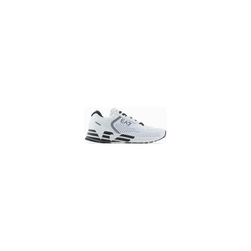 Sneakers bianche ea7 logo nero cruscher distance reflex x8x094-xk239 41½