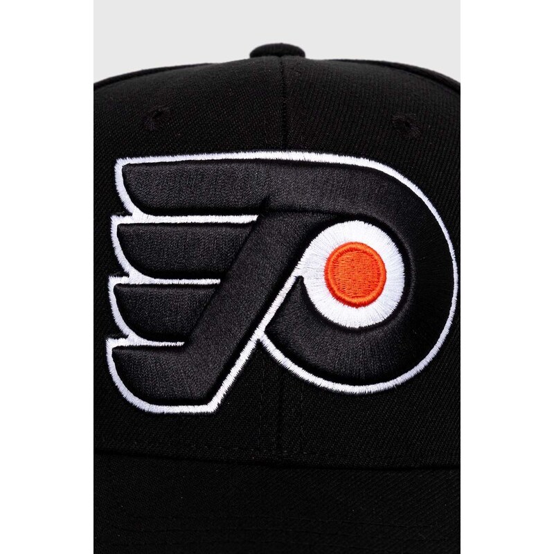 Mitchell&Ness berretto da baseball NHL PHILADELPHIA FLYERS colore nero con applicazione