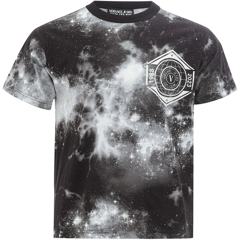 T-shirt Stampa Space Versace Jeans Couture L Nero 2000000005515