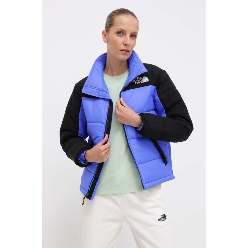 The North Face giacca HMLYN INSULATED donna colore blu
