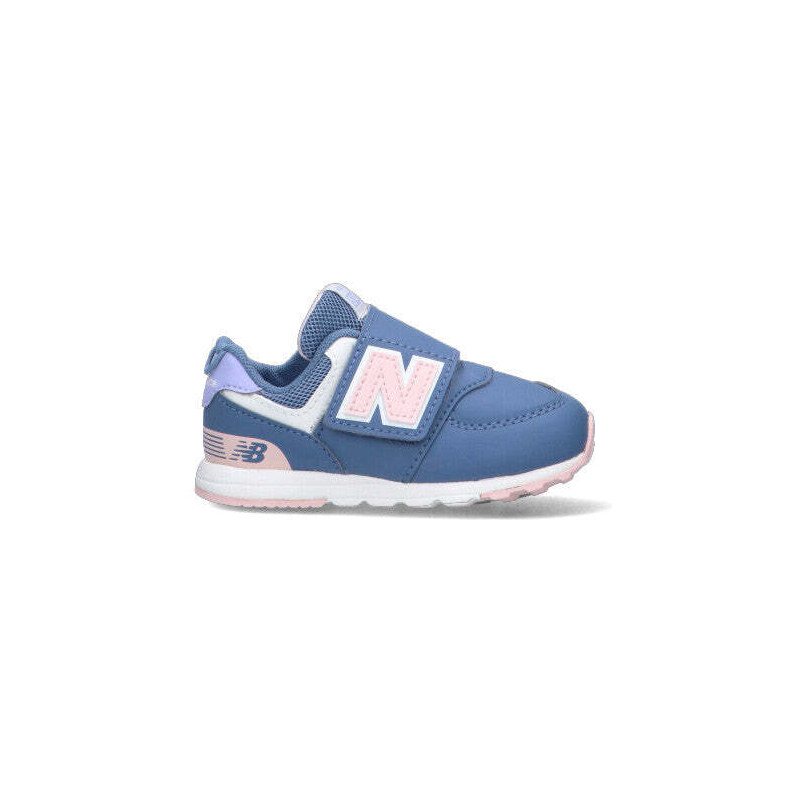 NEW BALANCE Sneaker bimba azzurra/rosa in pelle SNEAKERS