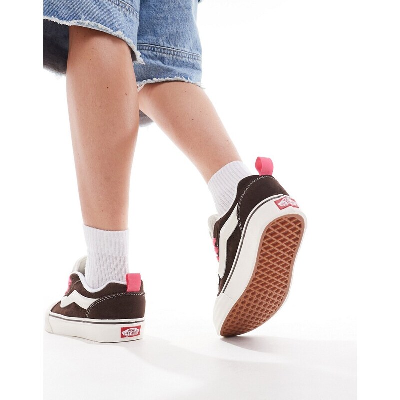 Vans Knu Skool Sneakers marroni e rosaMarrone Stileo.it