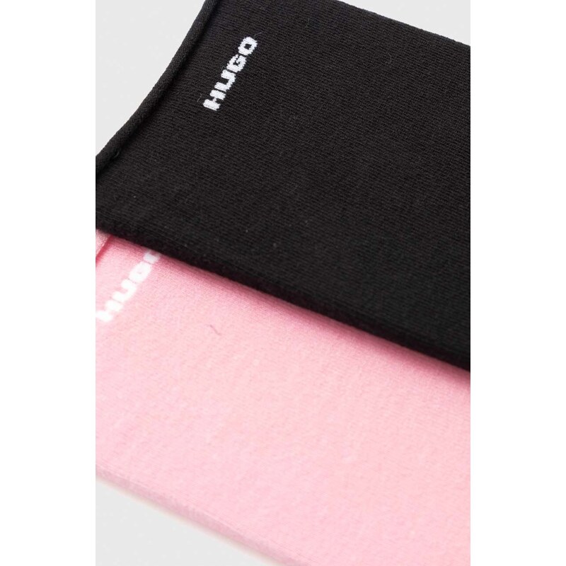 HUGO calzini pacco da 2 donna colore rosa