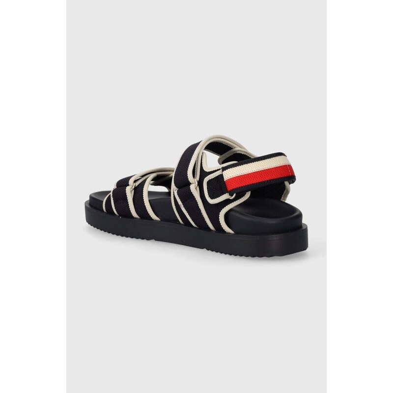 Tommy Hilfiger sandali CORPORATE SPORTY SANDAL donna colore blu navy FW0FW07737
