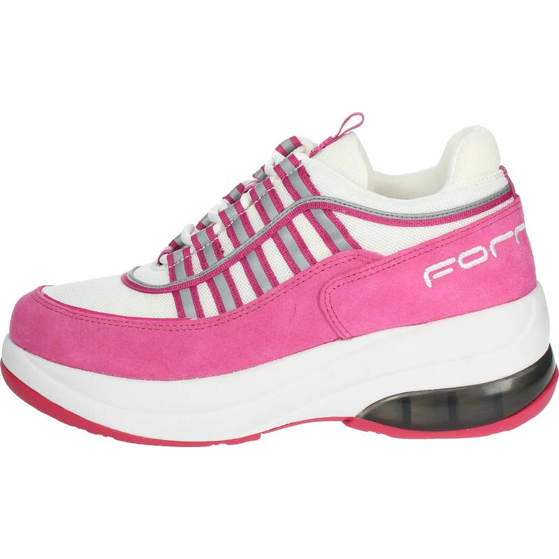 Fornarina SNEAKERS BASSA UP ANNI 90 BIANCO/FUCSIA