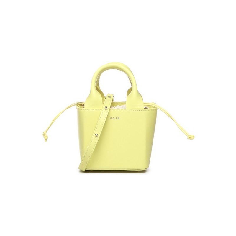 DATE CUBO BAG LEATHER YELLOW