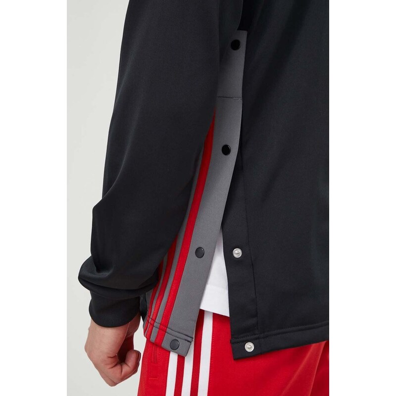 adidas Originals felpa Adibreak Full-Zip Hoodie uomo colore nero con cappuccio IM8209