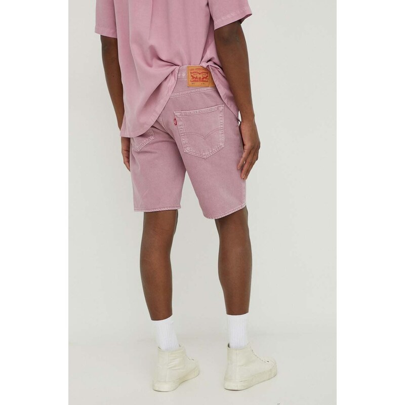 Levi's pantaloncini in cotone colore rosa