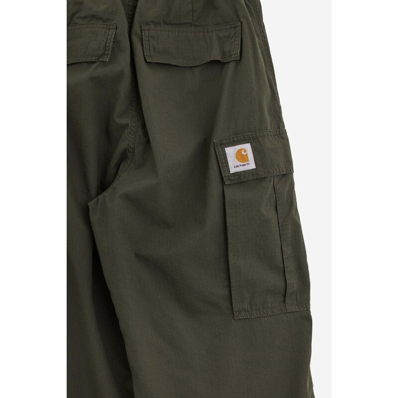 Carhartt WIP Pantalone JET CARGO in cotone verde
