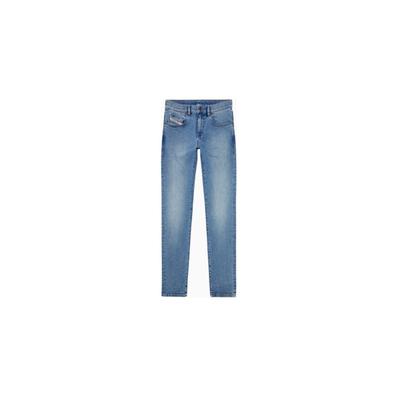 Jeans slim blu chiaro uomo diesel d-strukt 0claf 28