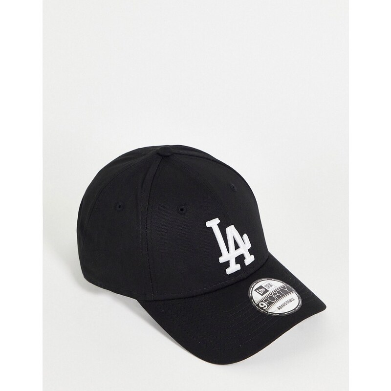 New Era - MLB 9forty - Cappellino degli LA Dodgers nero e bianco