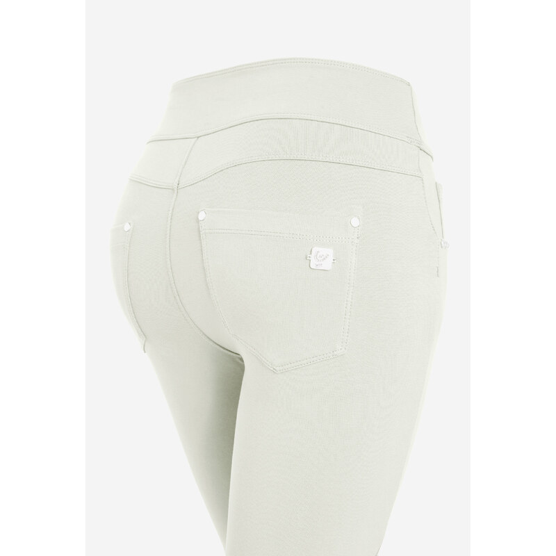 Freddy Pantaloni N.O.W. skinny vita media risvoltabile in jersey
