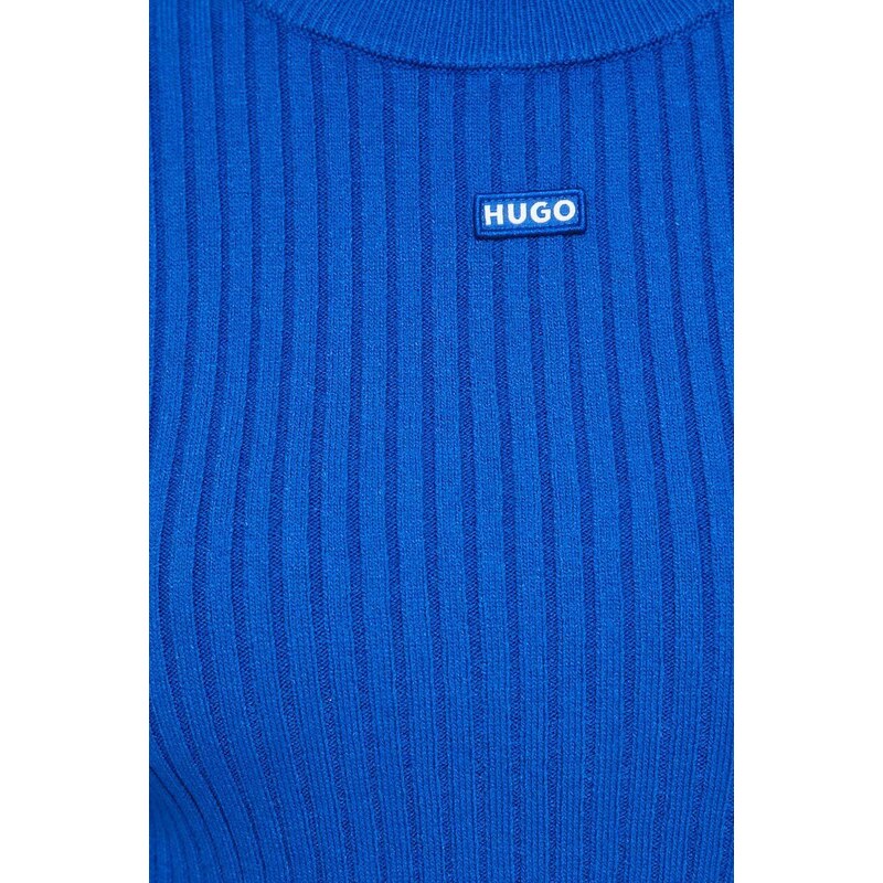 Hugo Blue maglione donna colore blu
