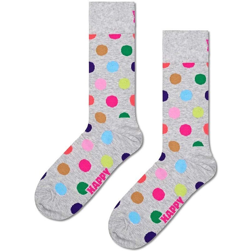 Happy Socks calzini Big Dot Sock colore grigio