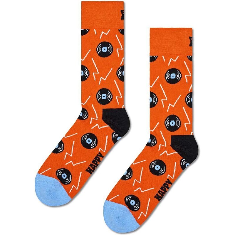 Happy Socks calzini Vinyl Sock colore arancione