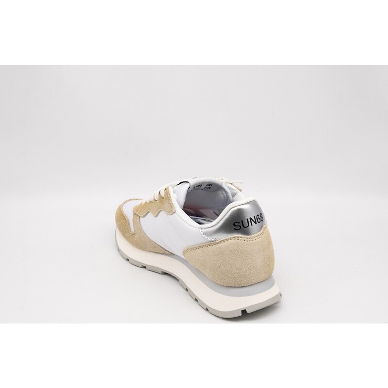 SUN68 ALLY GOLD SILVER BIANCO PANNA Sneakers donna