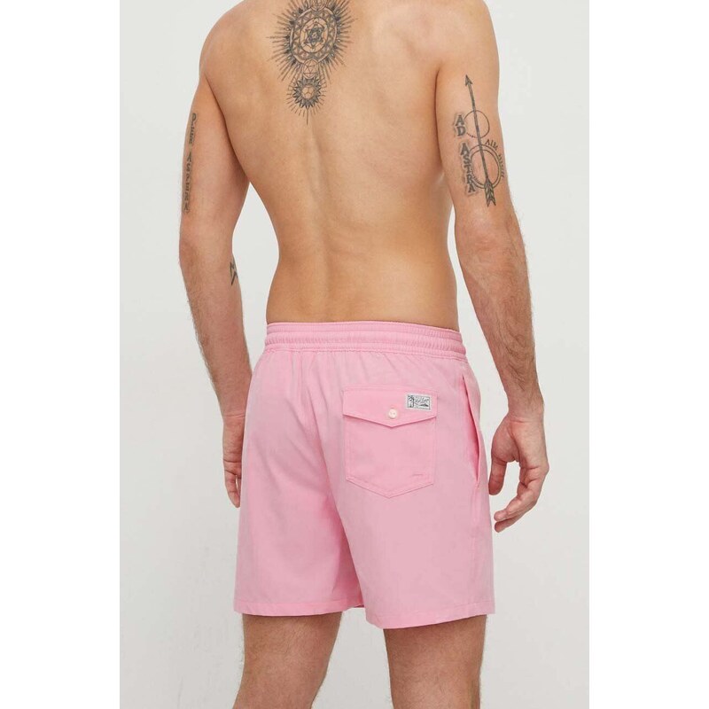 Polo Ralph Lauren pantaloncini da bagno colore rosa