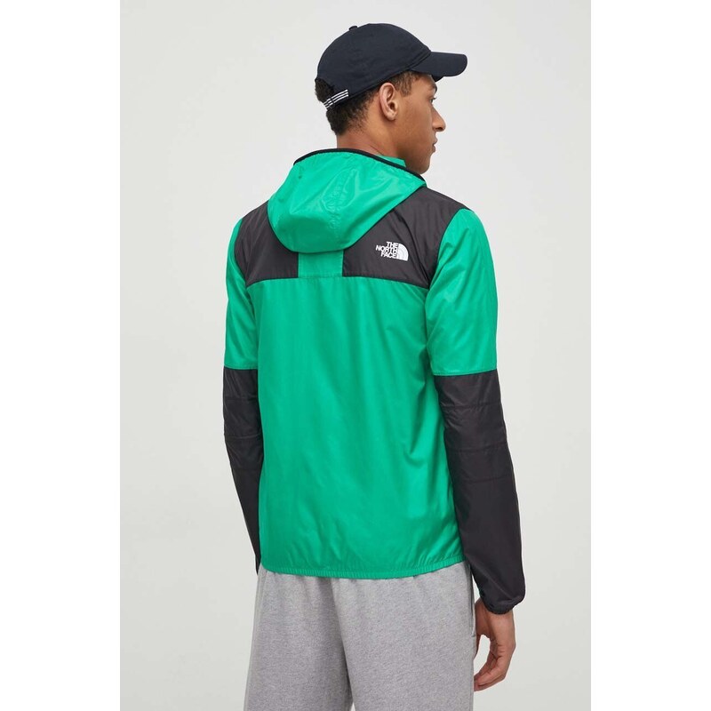 The North Face giacca uomo colore verde