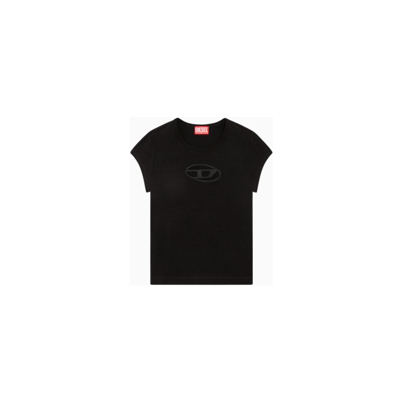 T-shirt nera donna diesel t-angie s