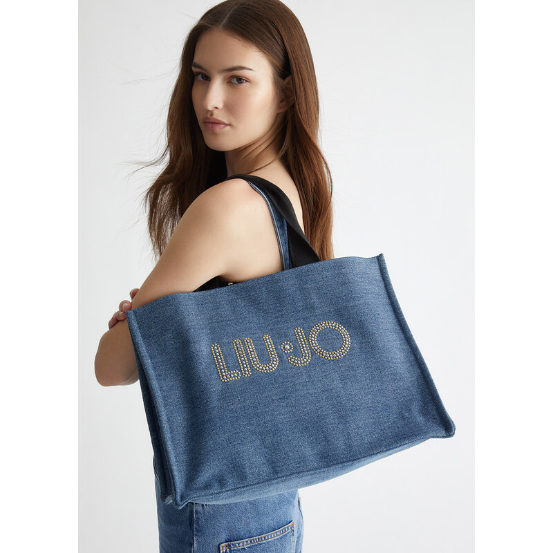 LIUJO Liu Jo Shopping Bag In Denim