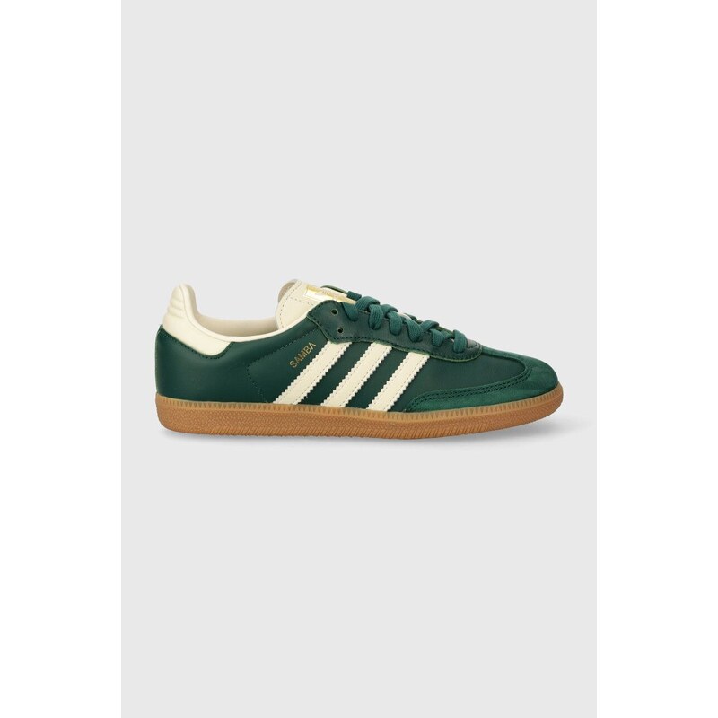 adidas Originals sneakers in pelle Samba OG W colore verde IE0872